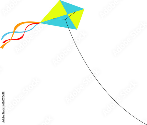 kite flying in the sky