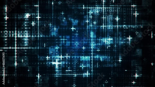Digital grid loop background material