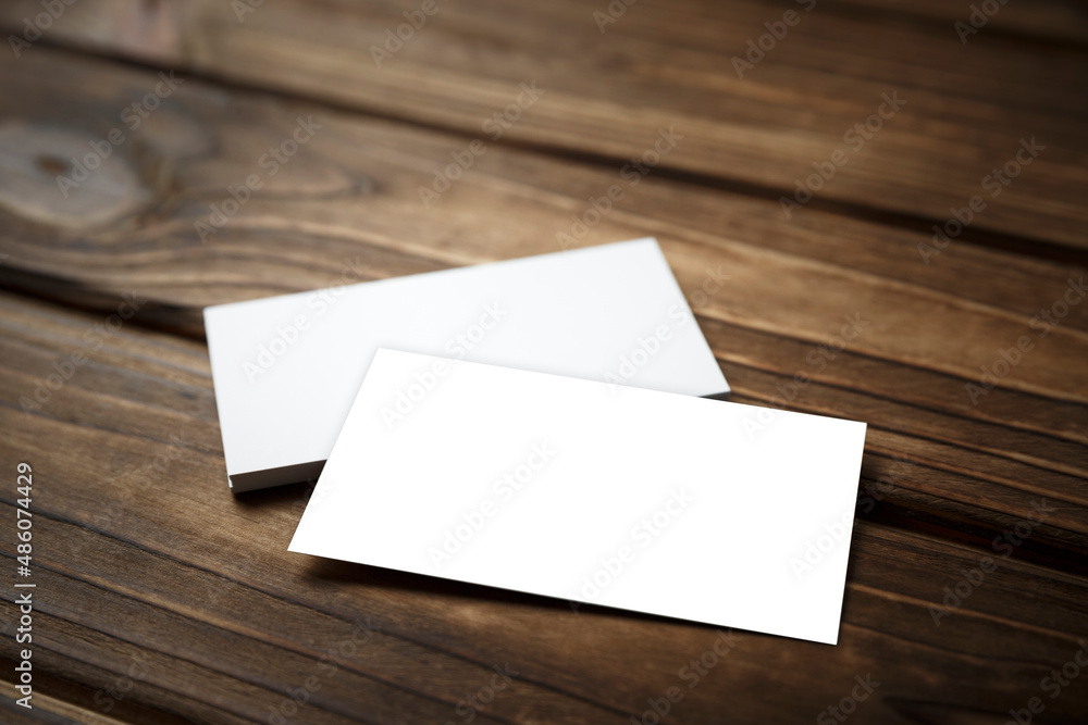 Business cards blank. Mockup on color background. Business cards blank. Mockup on color background.