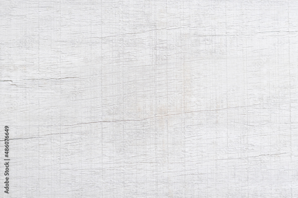 Fototapeta premium Close up white wooden floor texture for copoy space design work in vintage background