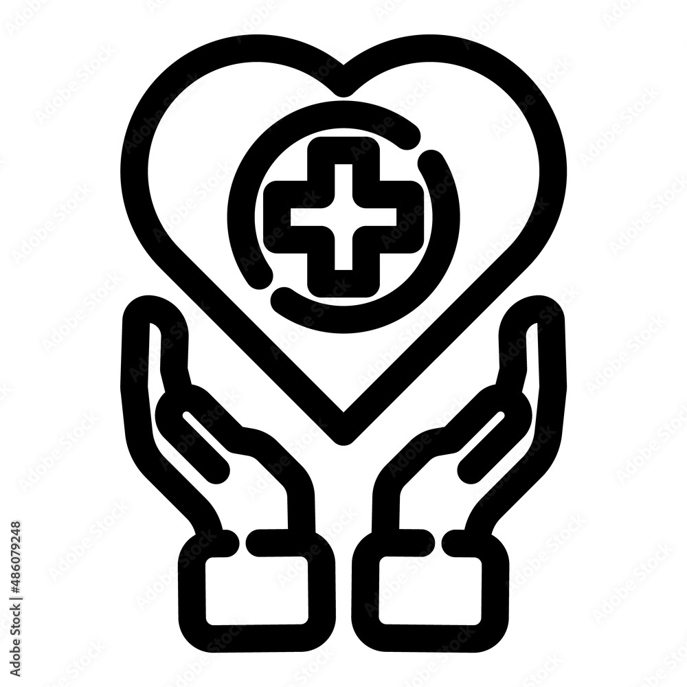 Healthcare Flat Icon Isolated On White Background Healthcare Flat Icon Isolated On White Background