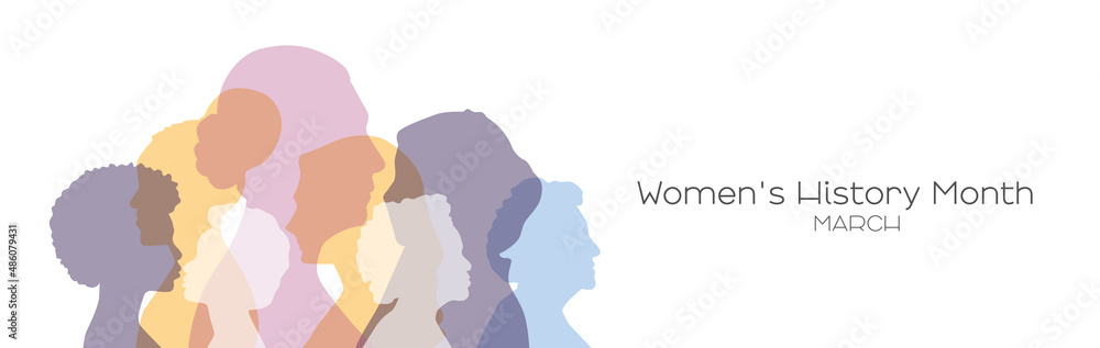 Women's history month banner.