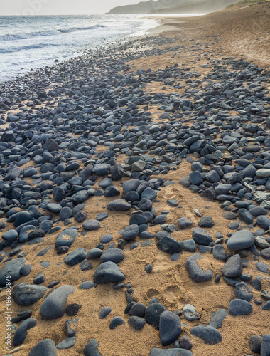 Rocks in a beach at Fernando de Noronha archipelago  Brazil