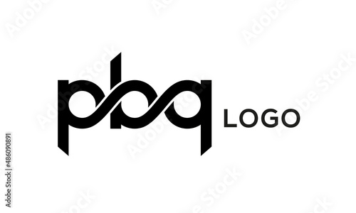 Letters PBQ creative logo design vector photo