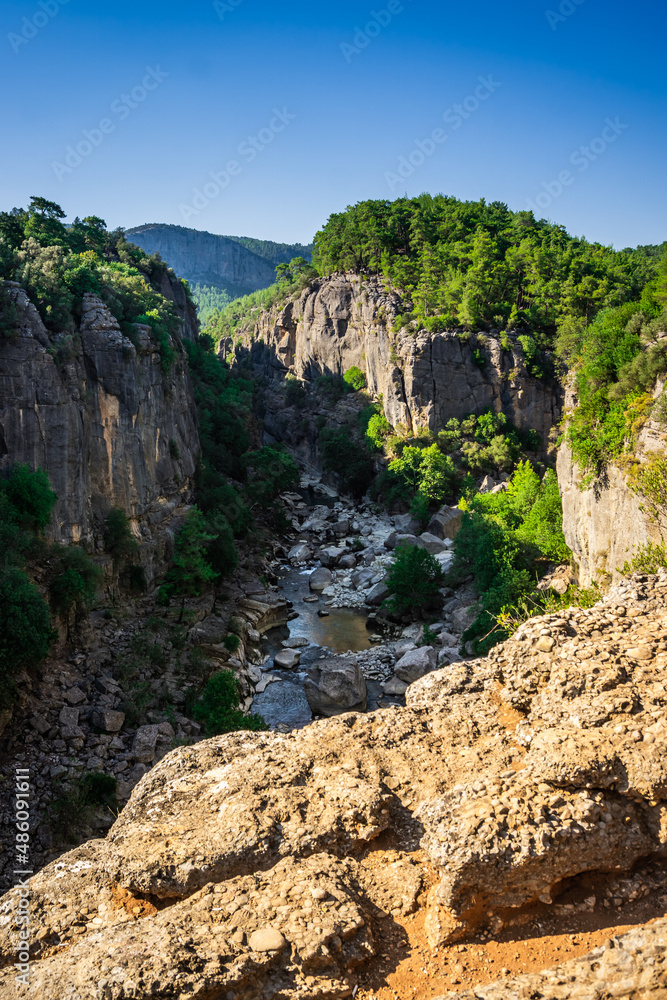 Tazi Canyon (Wisdom Valley or Bilgelik Vadisi) in Manavgat, Antalya, Turkey. Great valley.