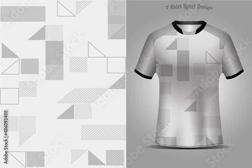 Abstract football jersey template sport t shirt design