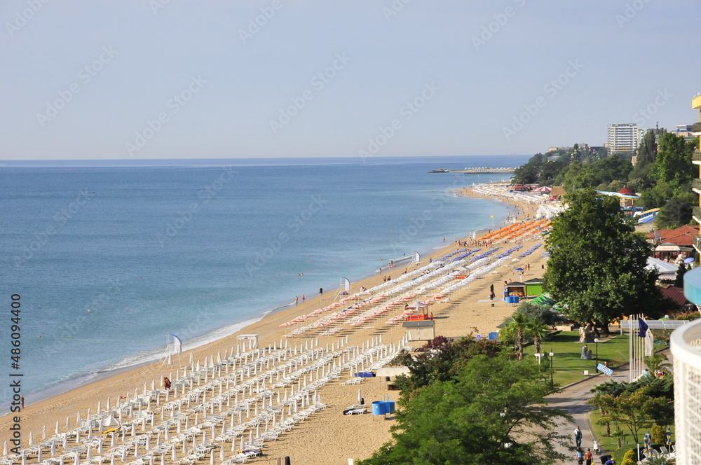 Resort Golden Sands Bulgaria Black Sea  coastline
