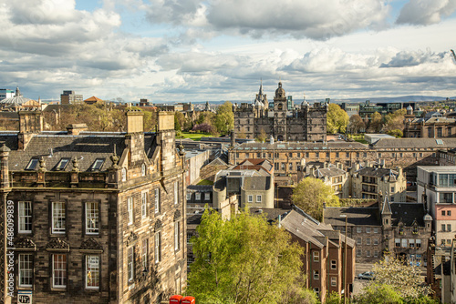 The landscape of Edinburgh, Scotland