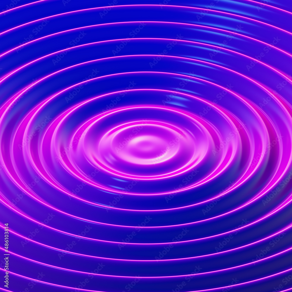 Pink and Blue 3D Ripples Pink and Blue 3D Ripples