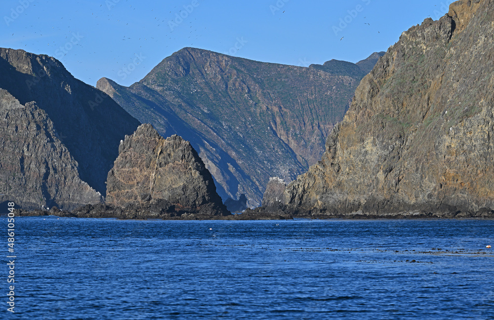 View between East End and Middle Anacapa Island.