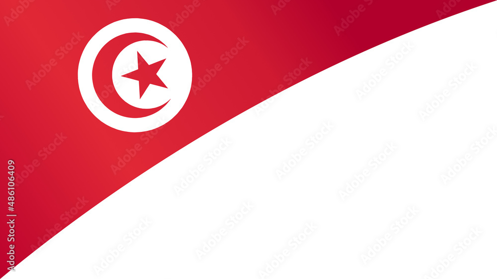 Corner waving Tunisia flag isolated on png or transparent background,Symbol of Tunisia,template for banner,card,advertising ,promote,and business matching country poster, vector illustration Corner waving Tunisia flag isolated on png or transparent background,Symbol of Tunisia,template for banner,card,advertising ,promote,and business matching country poster, vector illustration