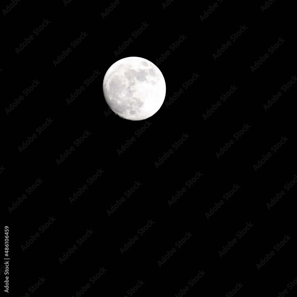 Full moon in the dark sky during night time, Great super moon in sky Full moon in the dark sky during night time, Great super moon in sky
