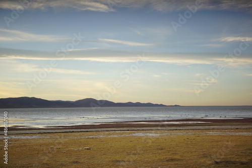 sunset on the beach