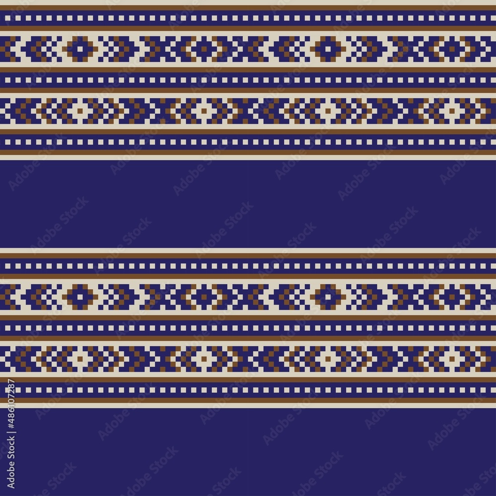 Christmas Fair Isle Seamless Pattern Design Christmas Fair Isle Seamless Pattern Design