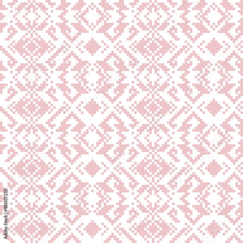 Christmas Fair Isle Seamless Pattern Design