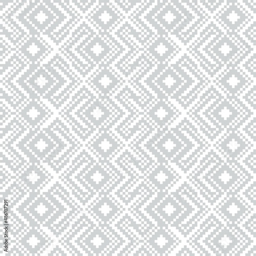 Argyle Fair Isle Seamless Pattern Design