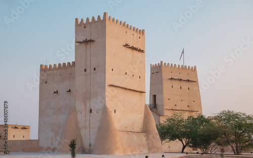 The historic Barzan Tower in Doha, Qatar, Middle East