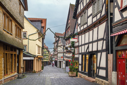 Street in Alsfeld city center, Germany © borisb17