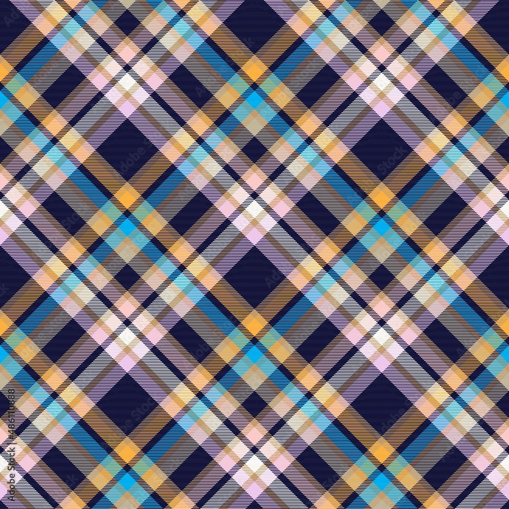 Rainbow Pastel Diagonal Plaid Tartan textured Seamless Pattern Design Rainbow Pastel Diagonal Plaid Tartan textured Seamless Pattern Design