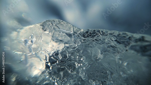 ice in the water