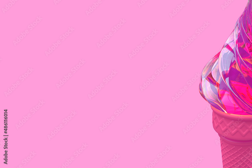 pink background with a glass of water pink background with a glass of water