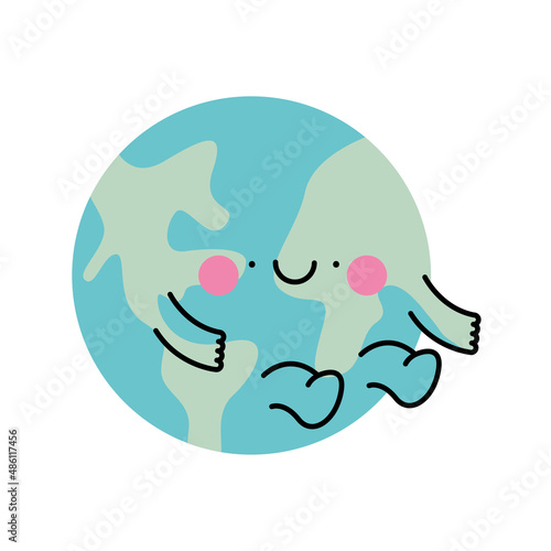 cute world planet kawaii