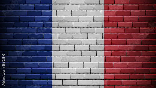 EPS10 Vector Patriotic background with France flag colors. An element of impact for the use you want to make of it.