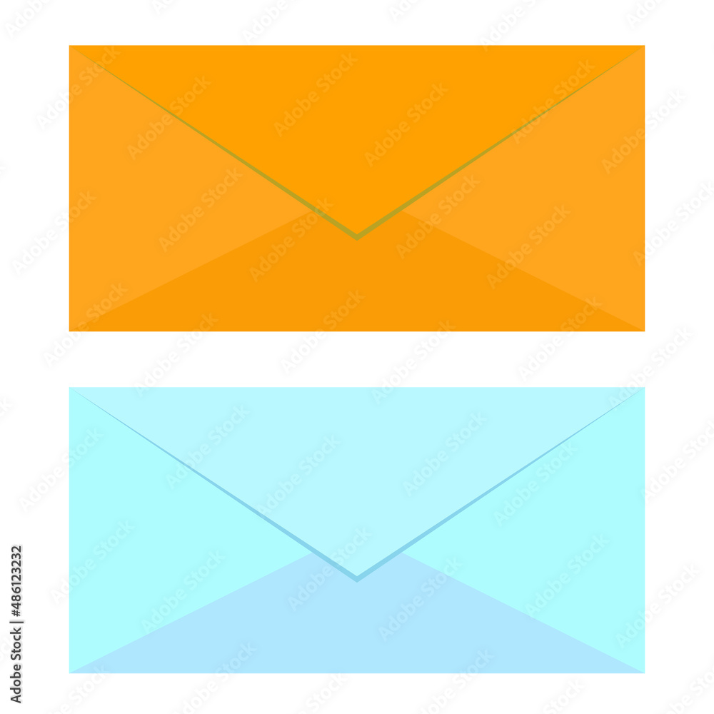 Yellow mail icon set in flat design style.Vector illustration isolated on white background.Eps 10.Open and closed envelope. Vector icon in flat design style Closed, open with a message e-mail envelope Yellow mail icon set in flat design style.Vector illustration isolated on white background.Eps 10.Open and closed envelope. Vector icon in flat design style Closed, open with a message e-mail envelope