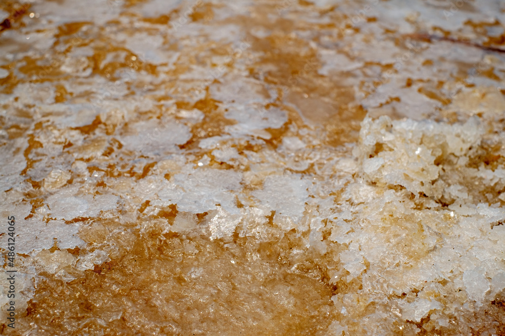 salt crystals on limestone rock, Blue Lagoon, Camino island, Malta salt crystals on limestone rock, Blue Lagoon, Camino island, Malta