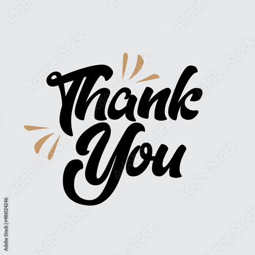 Thank you banner template Premium Vector