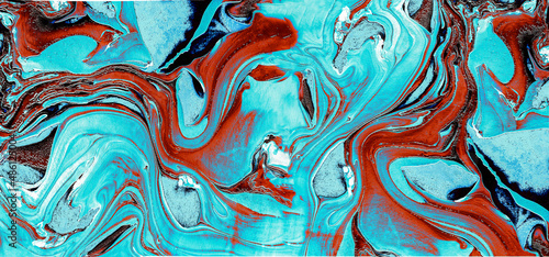 embossed wavy blue pattern like natural formation background marbling art, embossed. / 抽象背景 3d 波浪纹大理石艺术