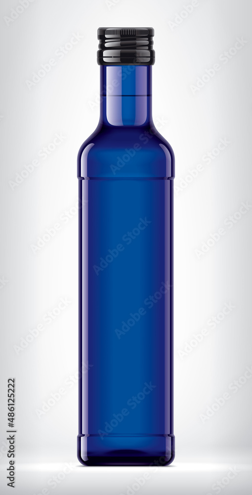 Color Glass Bottle on background. Color Glass Bottle on background.