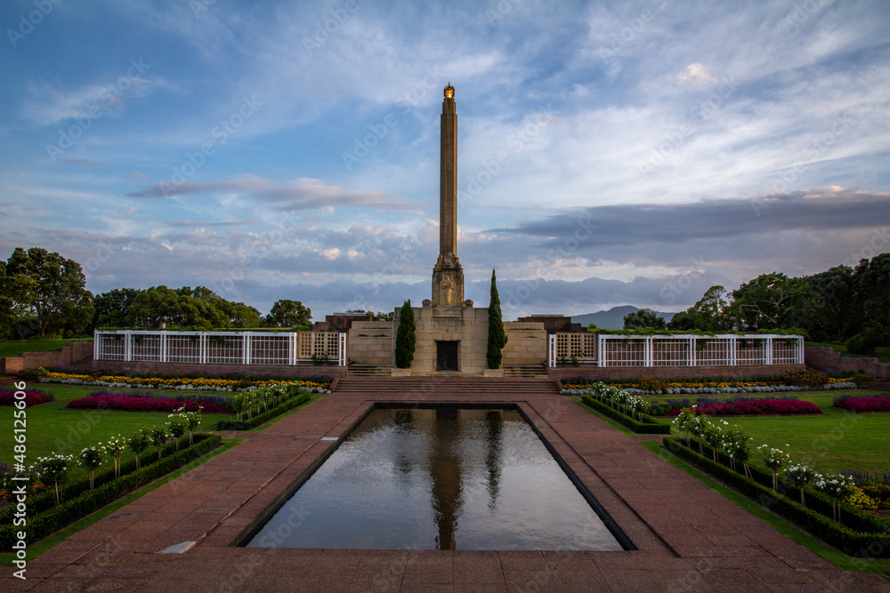 Michael Joseph Savage War Memorial Park Landmark with Obelisk, Sunken Pool and Gardens