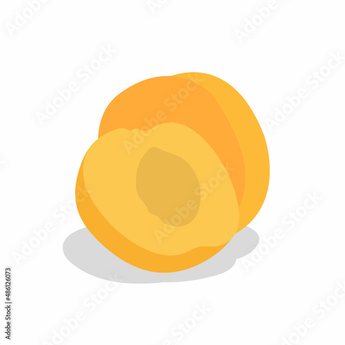 Food, vegetables and fruits. Vector illustration.drawings for a poster, postcard or background.