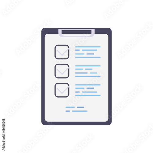 Medical Report Flat Icon. Pixel Perfect. For Mobile and Web. stock illustration