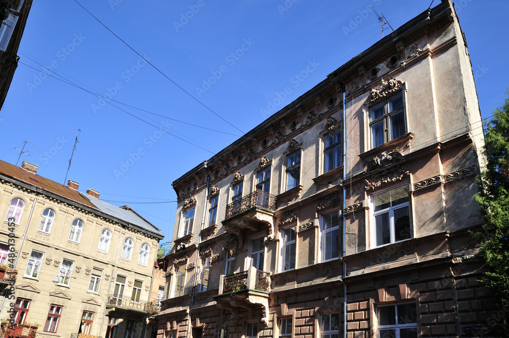 Architecture of the ancient city of Lviv