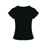 t-shirt silhouette symbol vector sign