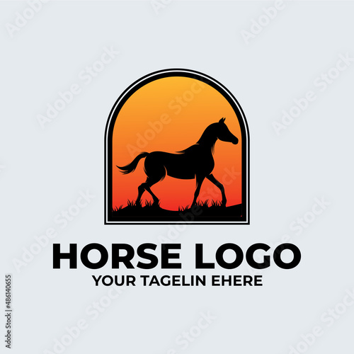 Horse logo template design inspiration