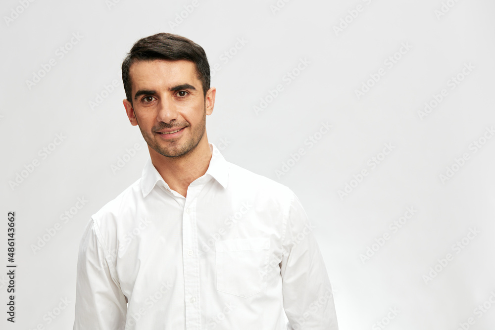 manager in white shirts hand gesture copy-space business and office concept manager in white shirts hand gesture copy-space business and office concept
