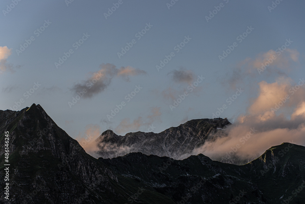 Fototapeta premium Nebelhorn Blick