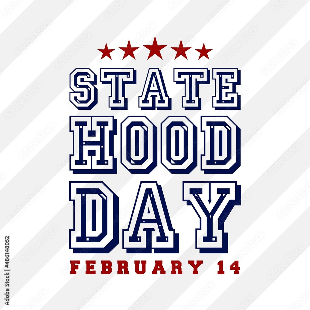 America Statehood day theme vector illustration. Suitable for Poster, Banners, campaign and greeting card. 