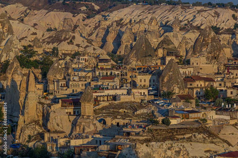 Goreme village in Cappadocia, Turkey