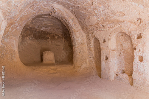 Cave church in Zelve, Cappadocia, Turkey photo
