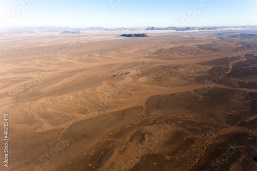 Photo taken from helicopter in Sossusvlei