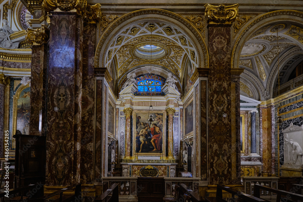 The chapel of S. Giovanni Battista in S. Antonio dei Portoghesi church, Rome	