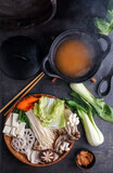 Miso Hot Pot, vegan miso nabe ingredients