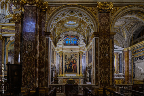 The chapel of S. Giovanni Battista in S. Antonio dei Portoghesi church, Rome 
