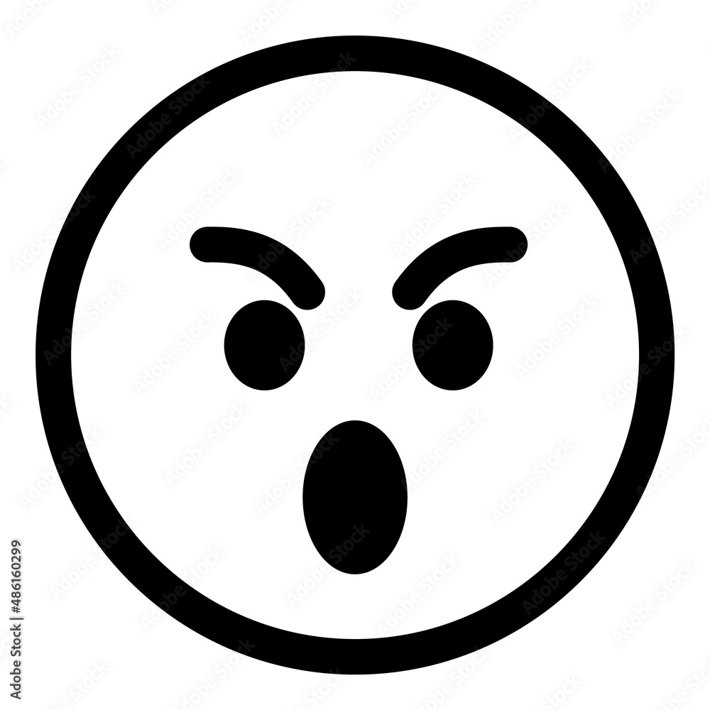 Smile Emoji Face Flat Icon Isolated On White Background Smile Emoji Face Flat Icon Isolated On White Background