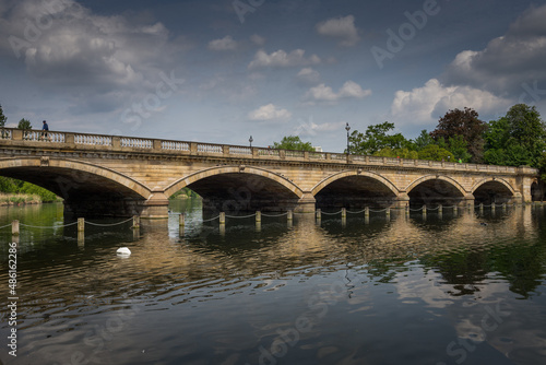 old bridge over the river london hyde park