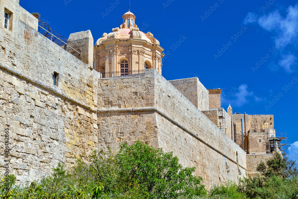 The Old Ancient Bastions of Mdina